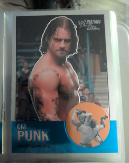 2007 Topps Heritage Chrome #39 CM Punk — front