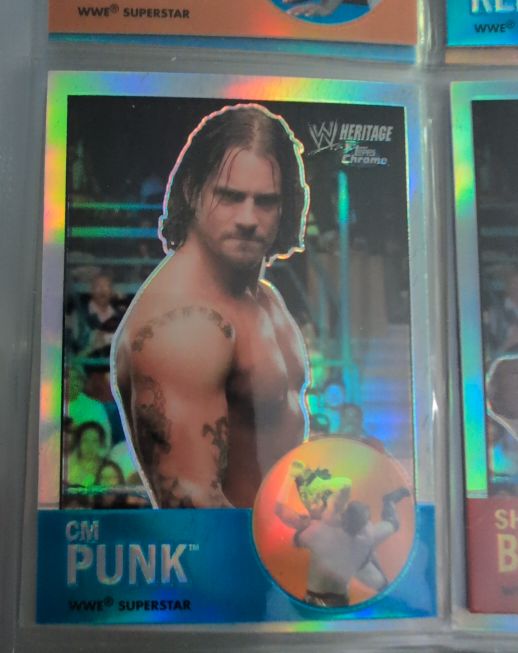 2007 Topps Heritage Chrome #39 CM Punk — front