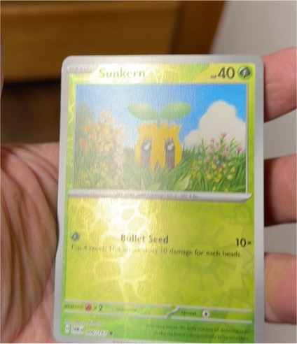 2023 Pokémon SV06 Twilight Masquerade #006 Sunkern — front