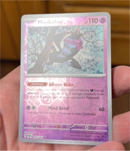 2024 Pokémon TCG #095 Munkidori — front