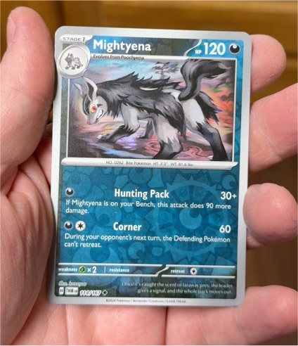 2024 Pokémon SV06 Twilight Masquerade #114 Mightyena — front