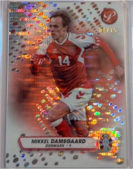 2023 Topps Pristine Road To Euro 2024 #29 Mikkel Damsgaard — front