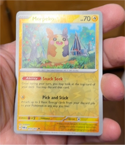 2024 Pokémon Twilight Masquerade #072 Morpeko — front