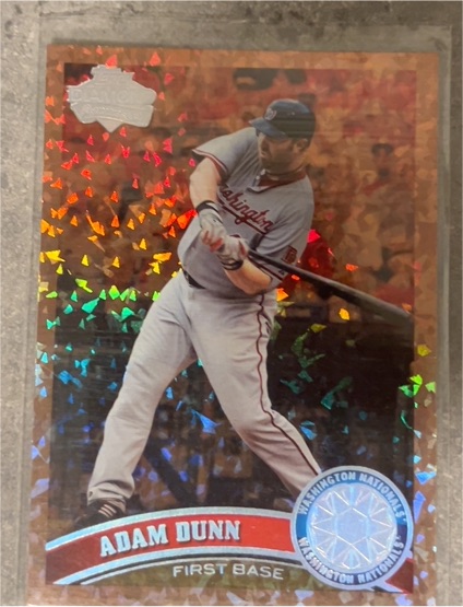 2011 Topps Diamond Anniversary Cognac Adam Dunn — front