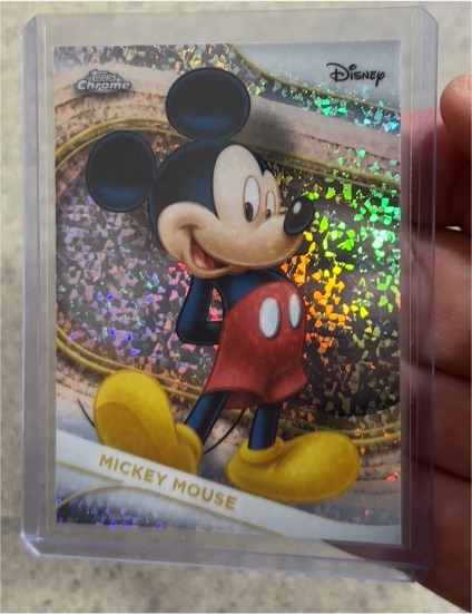 2025 Topps Chrome Disney #1 Mickey Mouse — front