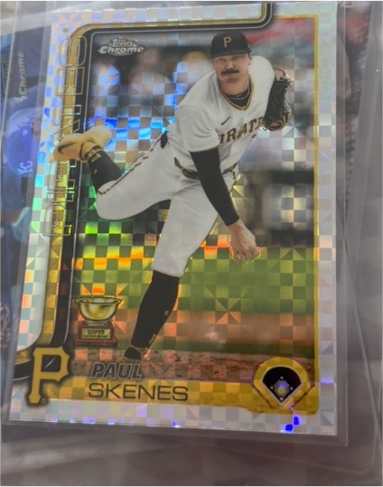 2025 Topps Chrome #300 Paul Skenes Rookie Cup — front