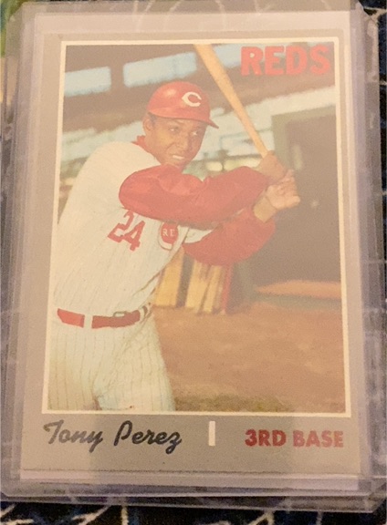 1970 Topps #380 Tony Perez — front