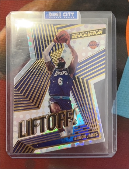 2021-22 Panini Revolution #10 LeBron James Liftoff! — front