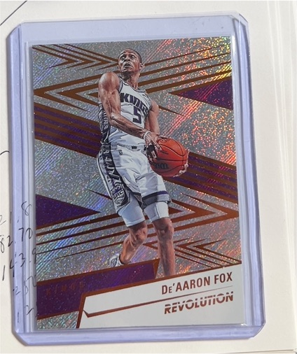 2024-25 Panini Revolution #18 De'Aaron Fox — front
