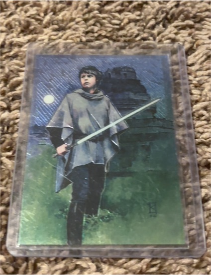 1996 Topps Finest Star Wars #2 Luke Skywalker — front