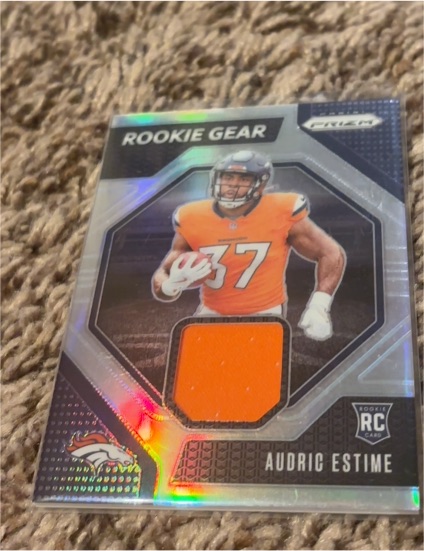 2024 Panini Prizm Rookie Gear #RG-AEE Audric Estime — front
