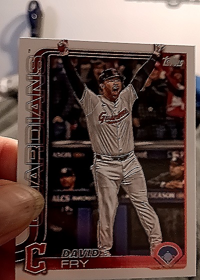 2025 Topps Series 2 #401 David Fry — front