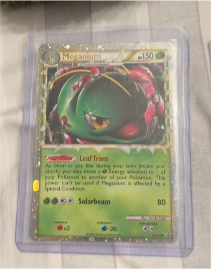 2010 Pokémon Black Star Promo #109 Meganium — front