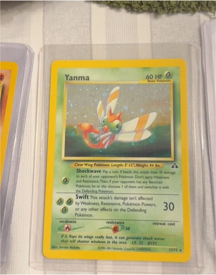 2001 Neo Discovery #17 Yanma — front
