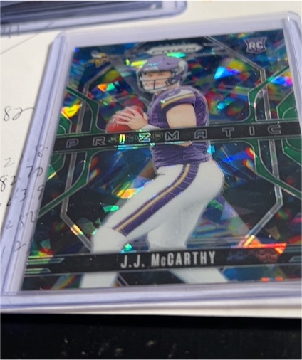 2024 Panini Prizm Prizmatic #8 J.J. McCarthy — front