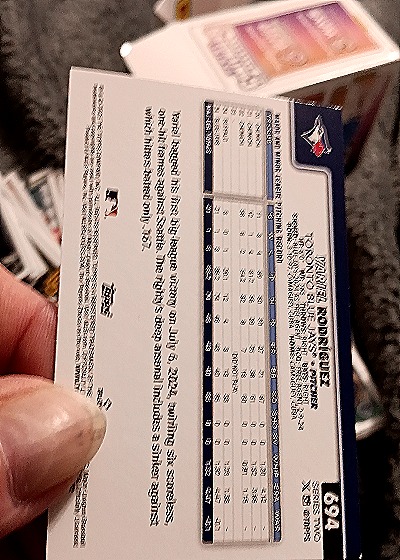 2025 Topps Series 2 #694 Yariel Rodriguez — back