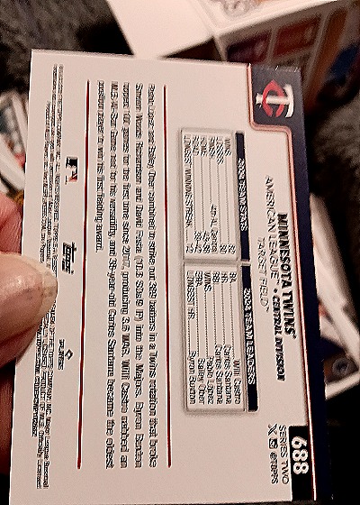 2025 Topps Series 2 #688 Minnesota Twins Team Card — back