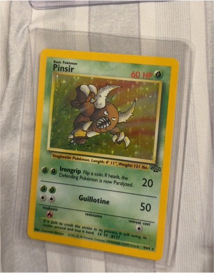 1999 Pokémon Jungle #25 Pinsir — front