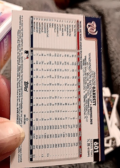 2025 Topps Series 2 #601 Stone Garrett — back