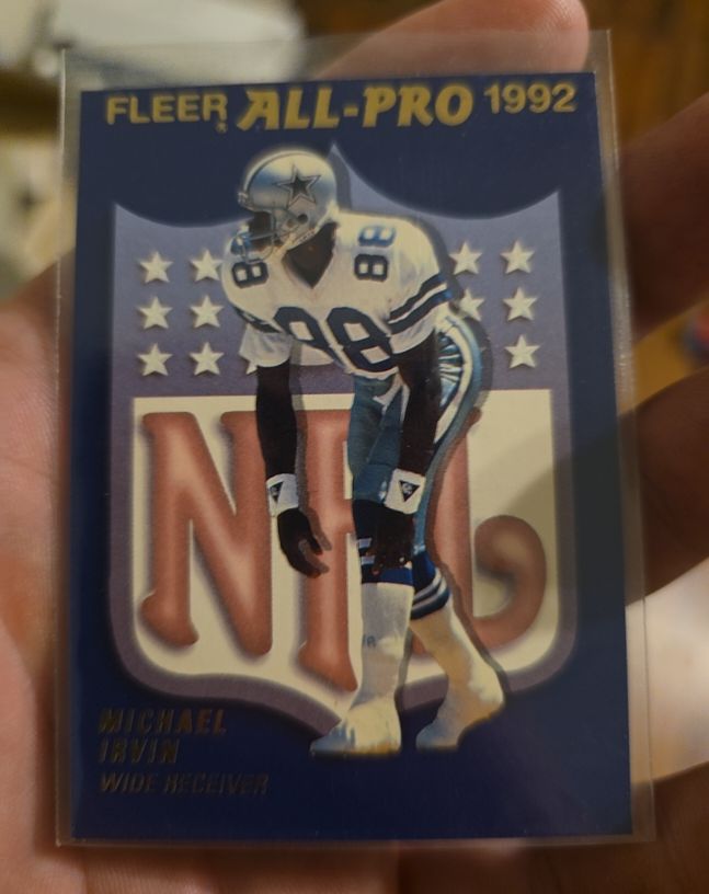 1992 Fleer All-Pro #6 Michael Irvin — front