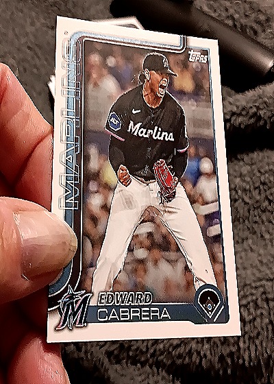 2025 Topps Series 2 #371 Edward Cabrera — front
