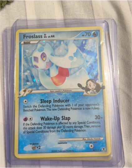 2009 Pokémon Rising Rivals #6 Froslass GL — front