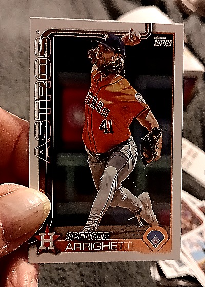 2025 Topps #522 Spencer Arrighetti — front