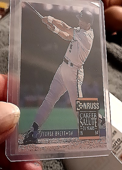 1994 Donruss #107 George Brett Career Salute — front