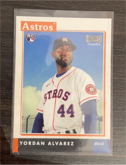 2020 Topps Archives Snapshots #AS-YA Yordan Alvarez — front