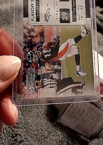 2011 Playoff Contenders #29 Tim Tebow — front