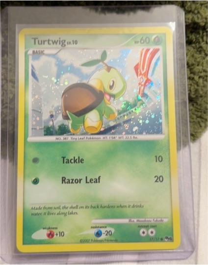 2007 Pokémon POP Series 6 #17 Turtwig — front