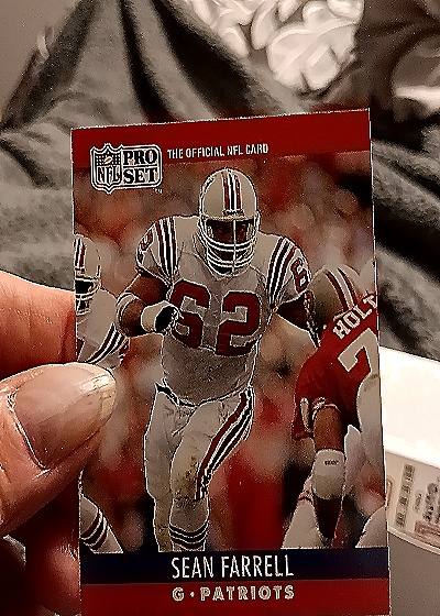 1990 Pro Set #203 Sean Farrell — front