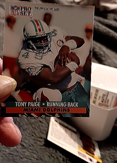 1992 Fleer #566 Tony Paige — front