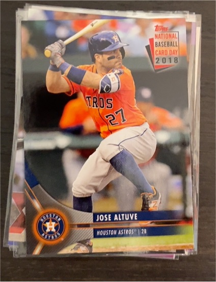 2018 Topps National Baseball Card Day #6 Jose Altuve — front