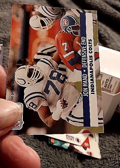 1990 Pro Set #78 Jon Hand — front