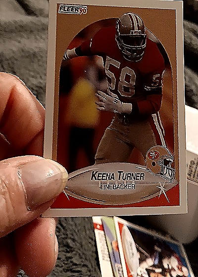 1990 Fleer #15 Keena Turner — front