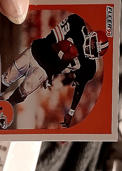 1990 Fleer #52 Reggie Langhorne — front