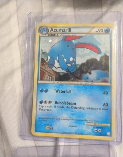 2010 Pokémon HeartGold & SoulSilver #2 Azumarill — front