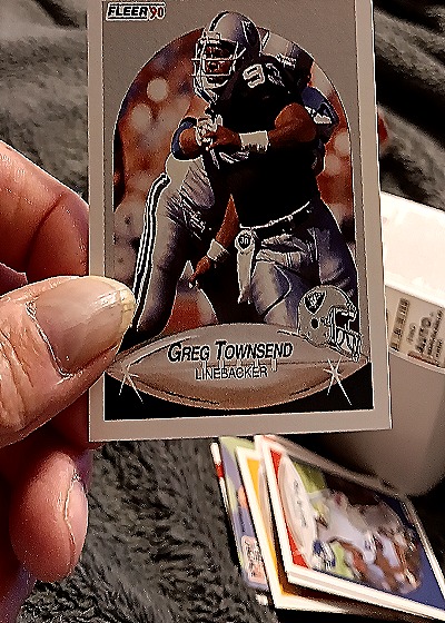 1990 Fleer #261 Greg Townsend — front