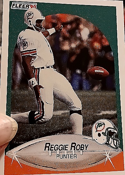 1990 Fleer #246 Reggie Roby — front