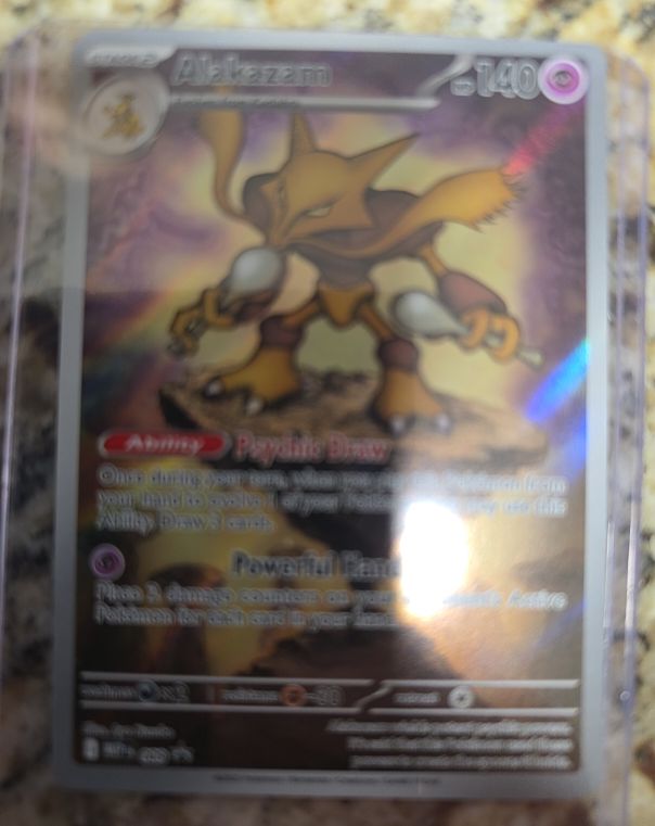 2025 Pokémon Mega Evolution #009 Alakazam — front