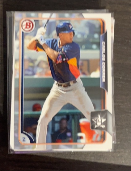 2015 Bowman Prospects #BP41 Carlos Correa — front