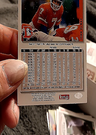 1994 Upper Deck Collector's Choice #53 John Elway — back