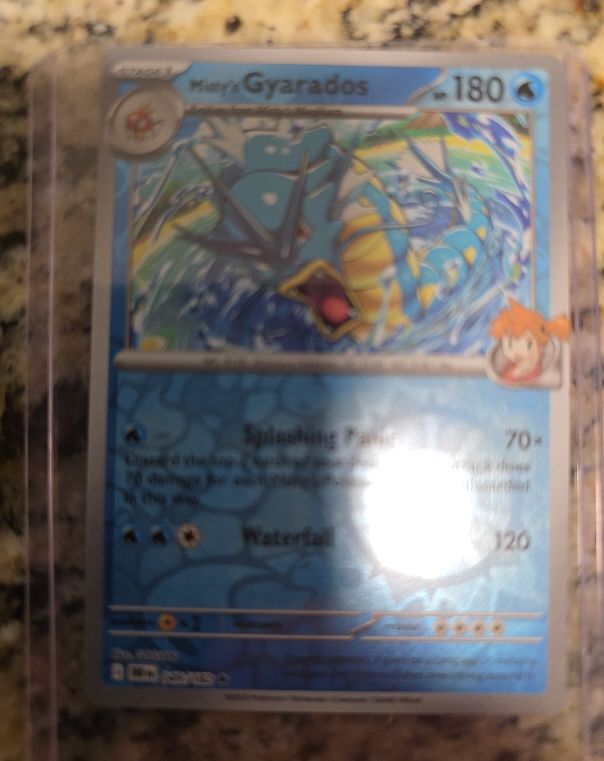 2023 Pokémon Destined Rivals #049 Misty's Gyarados — front