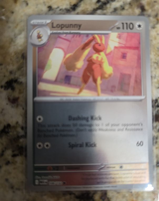 2025 Pokémon ME01: Mega Evolution #108 Lopunny — front