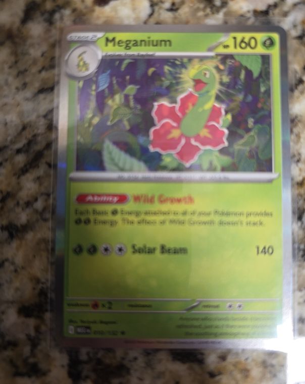 2022 Pokémon Mega Evolution #010 Meganium — front