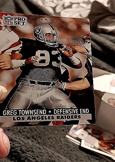 1991 Pro Set #195 Greg Townsend — front