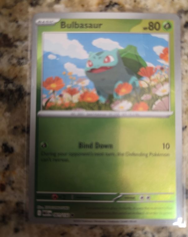 2025 Pokémon Mega Evolution #001 Bulbasaur — front