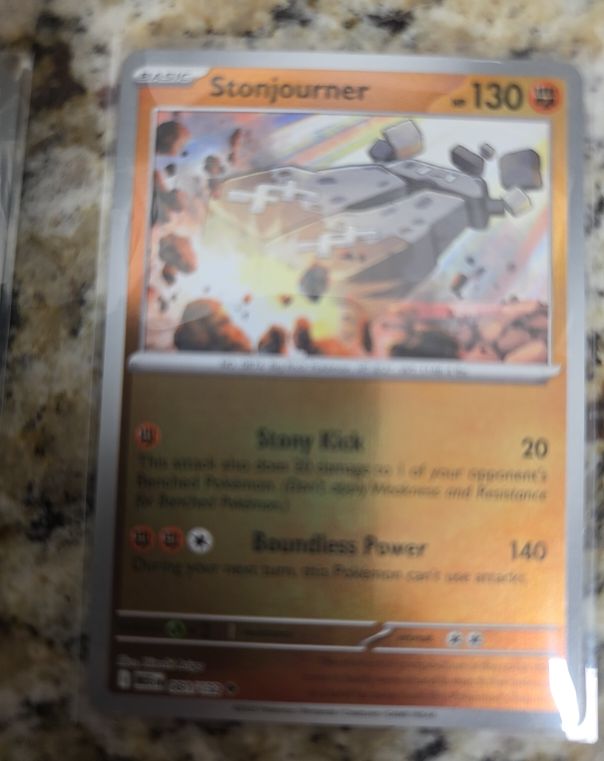 2022 Pokémon ME01: Mega Evolution #081 Stonjourner — front