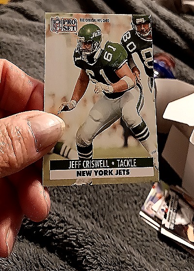 1990 Pro Set #245 Jeff Criswell — front
